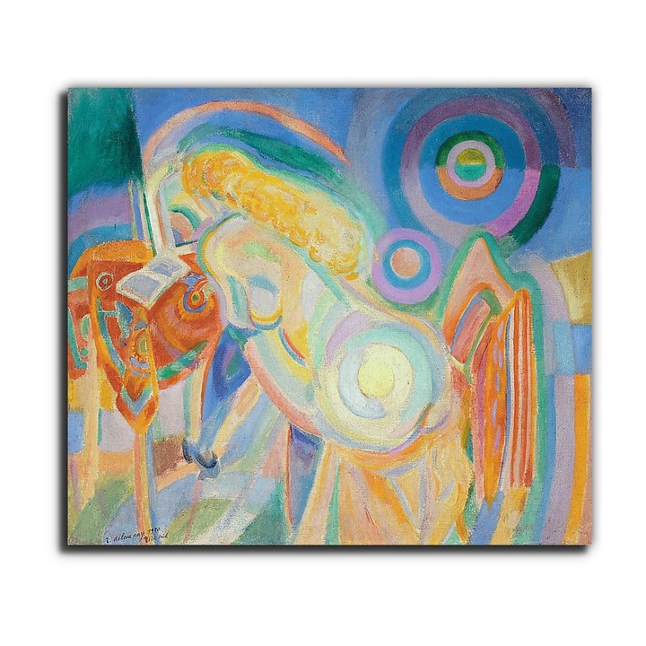 Robert Delaunay: Olvasó női akt, vászonkép, 150x130