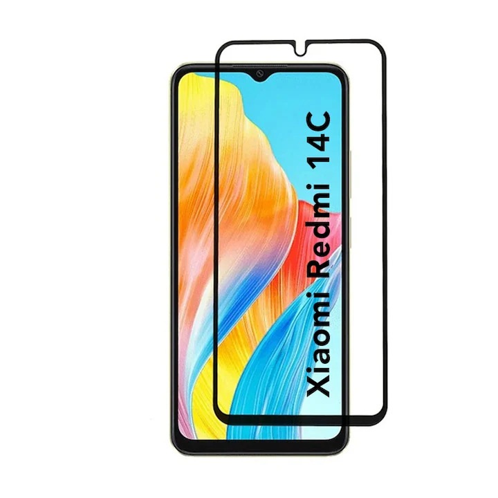 Протектор, 3D, за Xiaomi Redmi 14C, стъкло