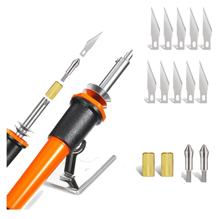 Fa pirográf gép 6 fejjel, 30W, Gravírozó eszközök, Gravírozás, Kézzel készített szobrászat