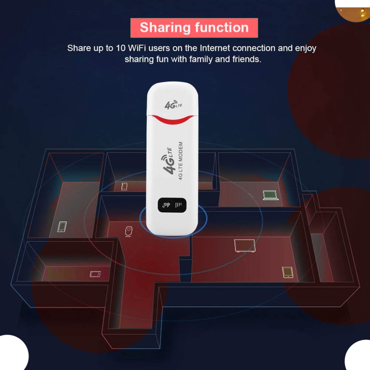 Modem USB WiFi 4G pentru DIGI sau Telekom, cu SIM 4G cu credit inclus ...