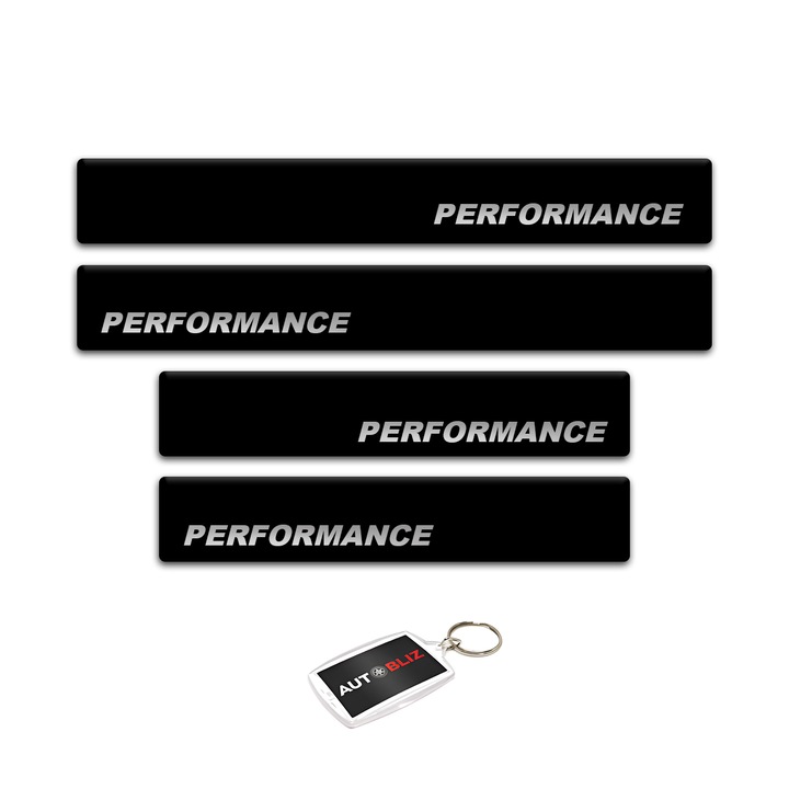 Performance öntapadó küszöbvédő szett, Autobliz kulcstartóval