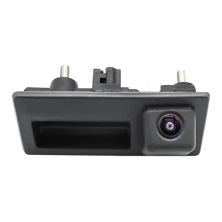 Camera retrovizoare, Volkswagen, Passat, Jetta, Golf, Audi camera retrovizoare dedicata, montare pe manerul portbagajului, unghi larg de 170°, rezistenta la apa, AHD 720P-170 grade camera retrovizoare, senzor CMOS, IP68 rezistenta la apa, negru