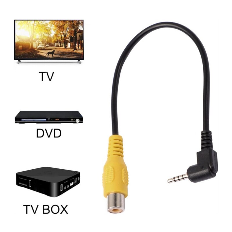 Cablu adaptor interfata camera video Jack 2.5mm - RCA - E005 - eMAG.ro