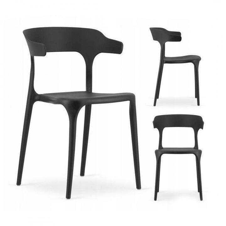 ECARLA Diana szék, polipropilén, 74x42x41cm, karokkal, beltéri/kültéri használatra