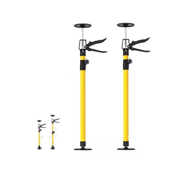 2 Teleszkópos tartó, XGETOP®, előregyártott panelek szereléséhez, valamint szekrények és szerelőfalak felszereléséhez, 50-115 cm, 70 kg súlyú
