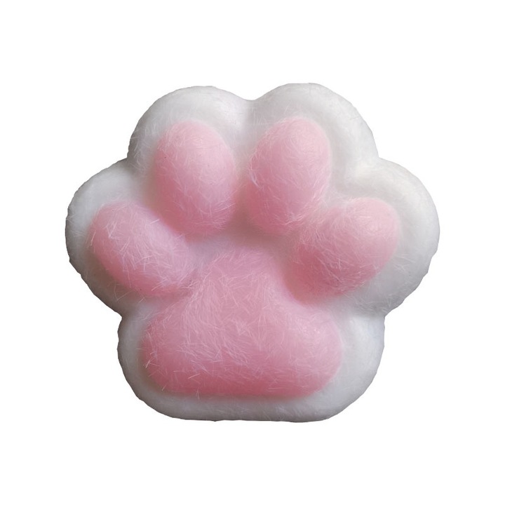 Jucarie anti-stres, model laba animal, Alb