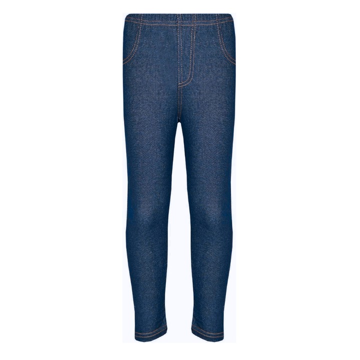 Harisnya lányoknak, farmer kinézetű, 140-es méret, 10 év, Kék