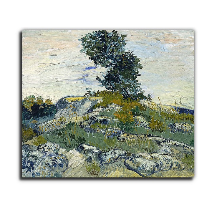 Vincent Van Gogh: Sziklák, vászonkép, 150x130