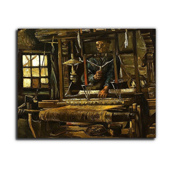 Vincent Van Gogh: Takácsműhely, vászonkép, 150x120