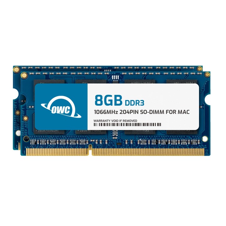 Комплект RAM памет OWC 16GB / 1066 DDR3 Mac (2x8GB) (OWC8566DDR3S16P)