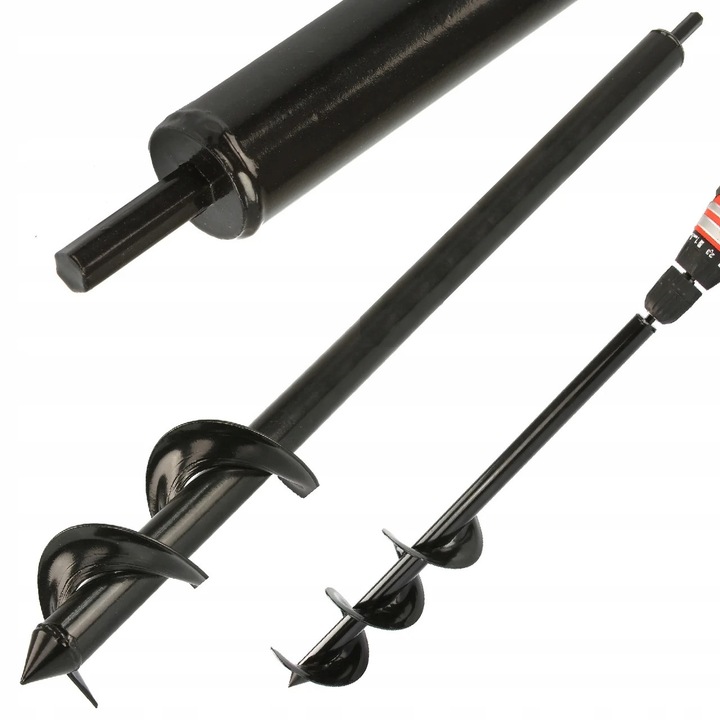 Burghiu foreza pamant 10x60cm pentru aparat gaurit filetanta mini burghiu (S11555)