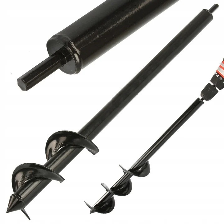 Burghiu foreza pamant 8x25cm pentru aparat gaurit filetanta mini burghiu (S11553)