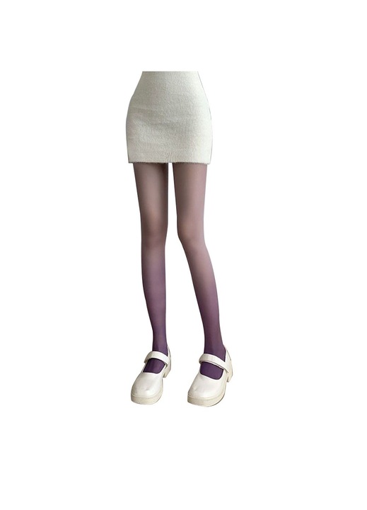 Dresuri dama, violet, gradient, nylon, One Size INTL