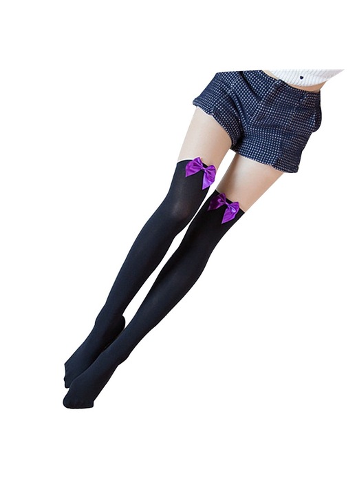 Dresuri dama, violet, nylon，puternic, One Size