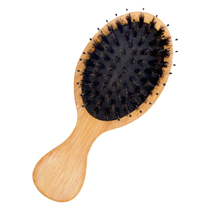 Професионална четка за коса за пътуване, Спа, чиста коса, насърчава кръвообращението, антистатична, 14×5, 8 см, почиства прах, масажира косата, преносима