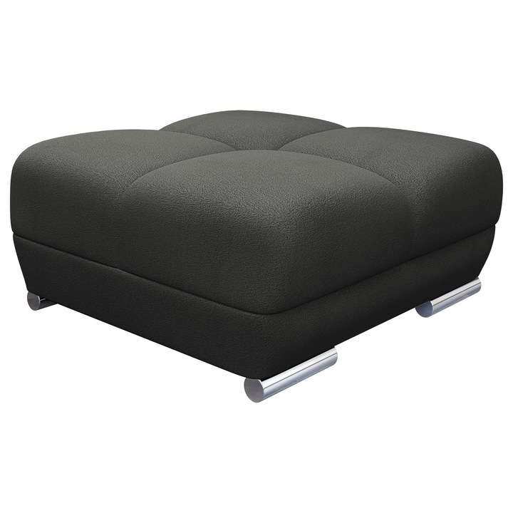 Puf Bordia, MIRJAN24, antracit, 90x90x45 cm