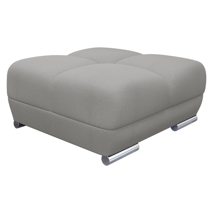 Puf Bordia, MIRJAN24, gri, 90x90x45 cm