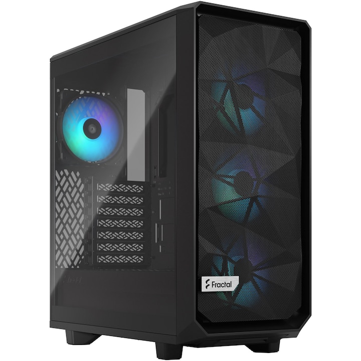 Fractal Design Meshify 2 Compact RGB Black TG Light Tint Case (FD-C-MES2C-06)