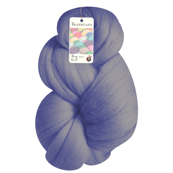 Banda lana, Transilana, 100% lana merinos, culoare Lila G1016, 100g, 4m