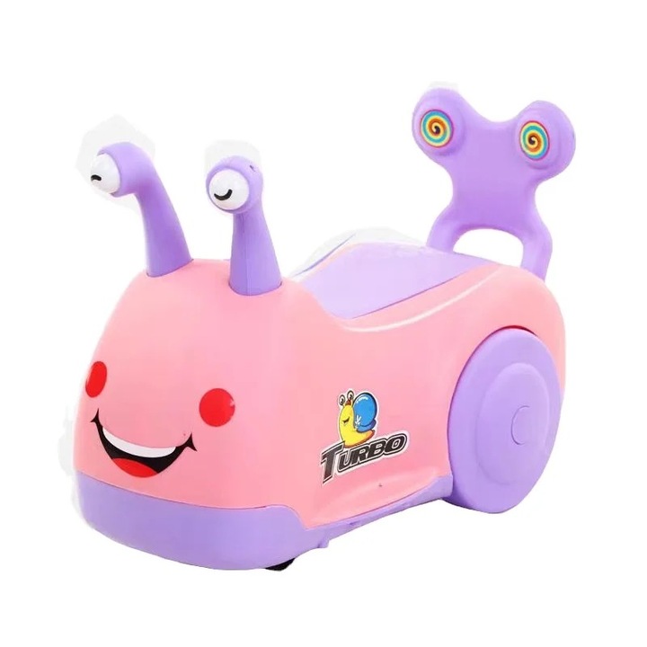 Csigamodell bébikomp fényekkel és hangokkal, rózsaszín