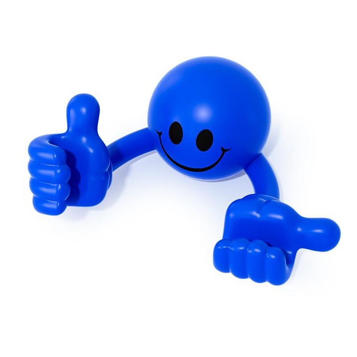 Állítható és rugalmas asztali mobiltelefon tartó, kék