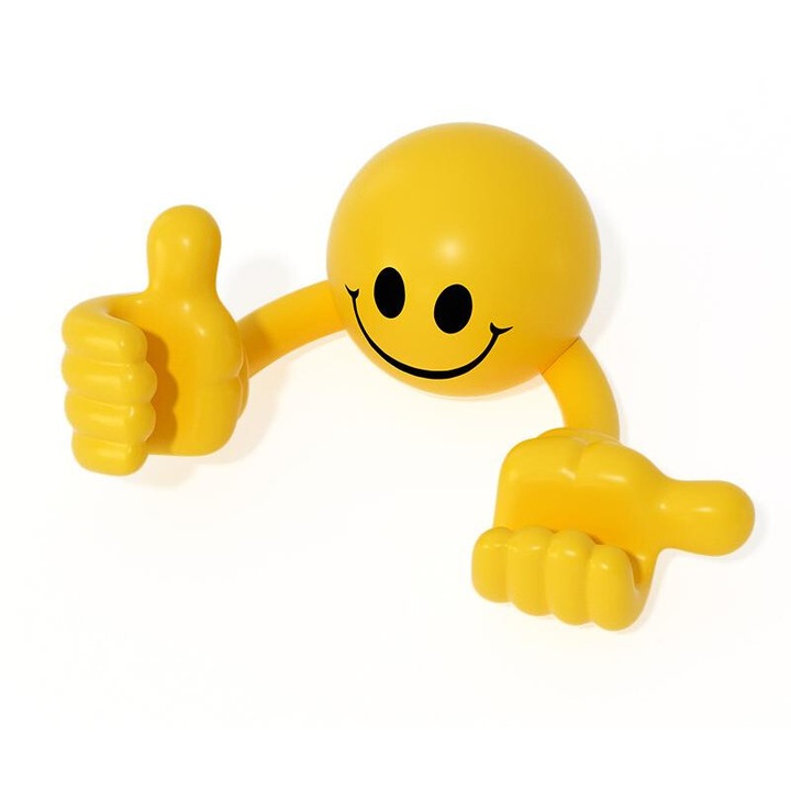 Suport pentru telefon mobil de birou, reglabil, galben