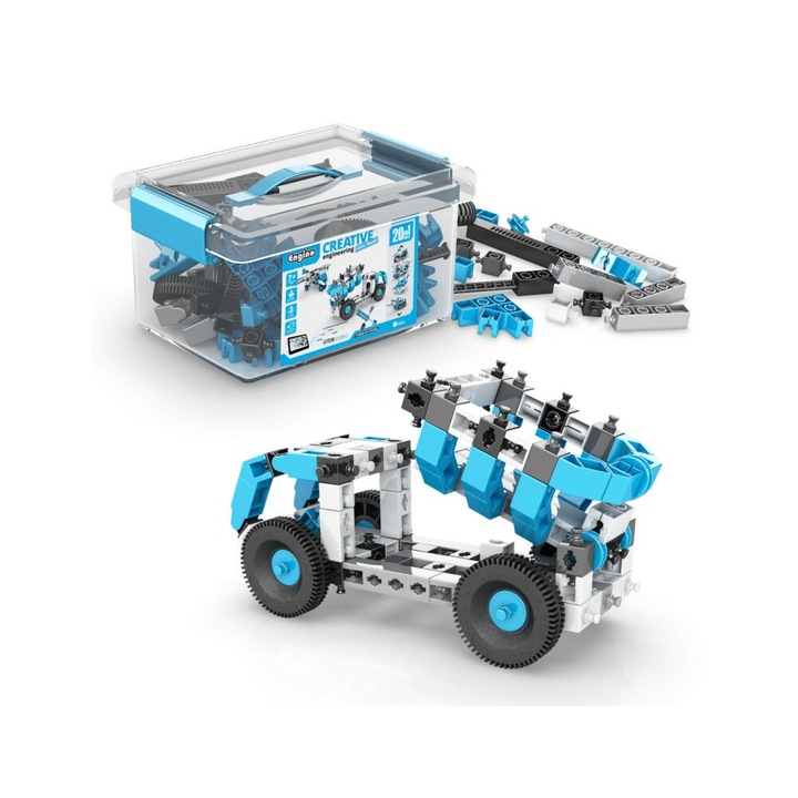 Set Jucarie Educativa Engino Maker Master 20 in 1, Robotica, 7+, Multicolor