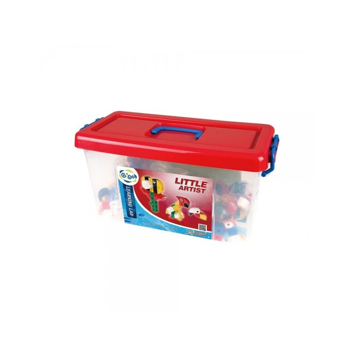 Set blocuri de constructie, Gigo, Plastic, Multicolor, 3+