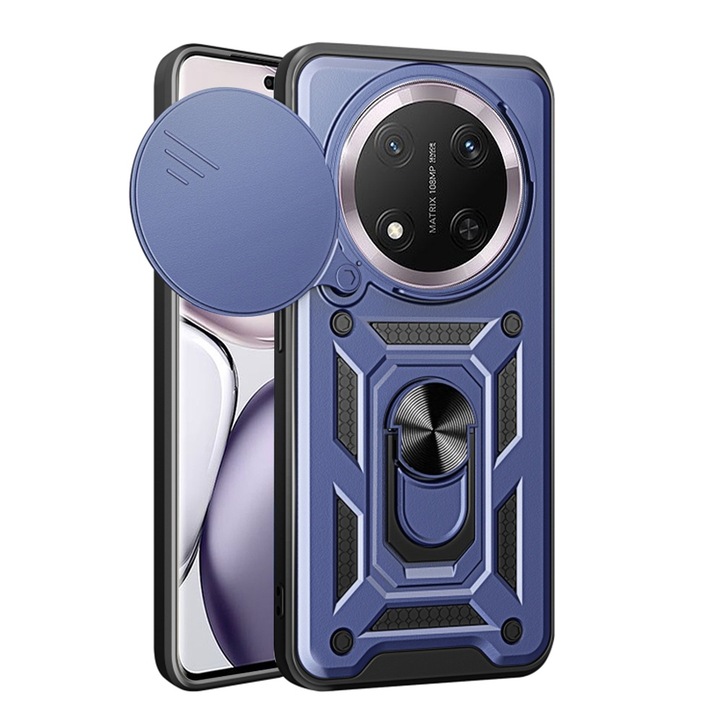 Кейс за honor magic7 lite / x9c - camshield - син