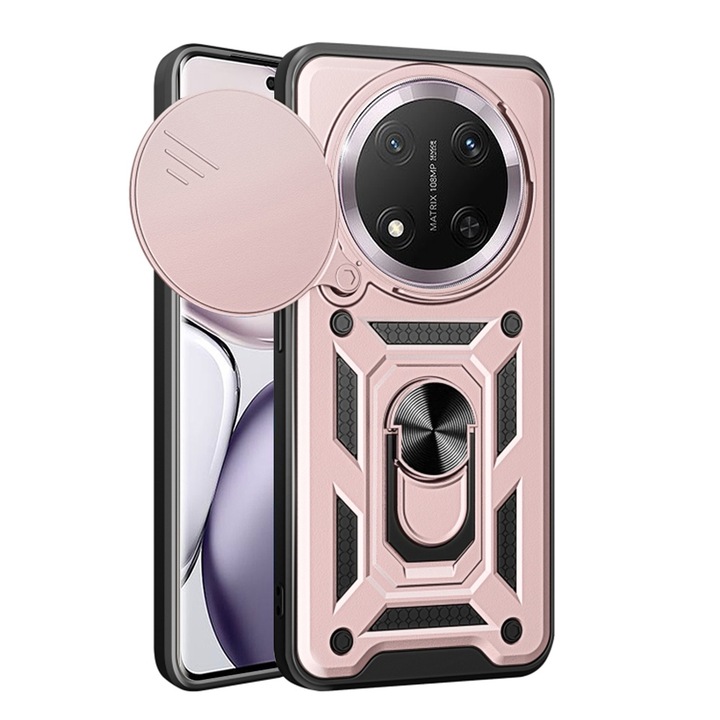 Калъф за Honor Magic7 Lite - Smartphosis Camshield - Розово Злато