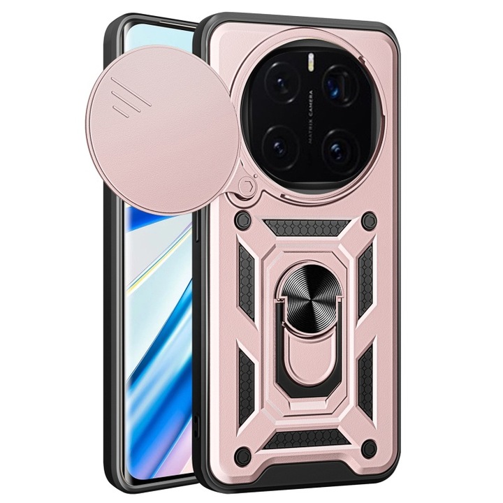 Калъф за Honor Magic7 Pro - Smartphosis Camshield - Розово Злато