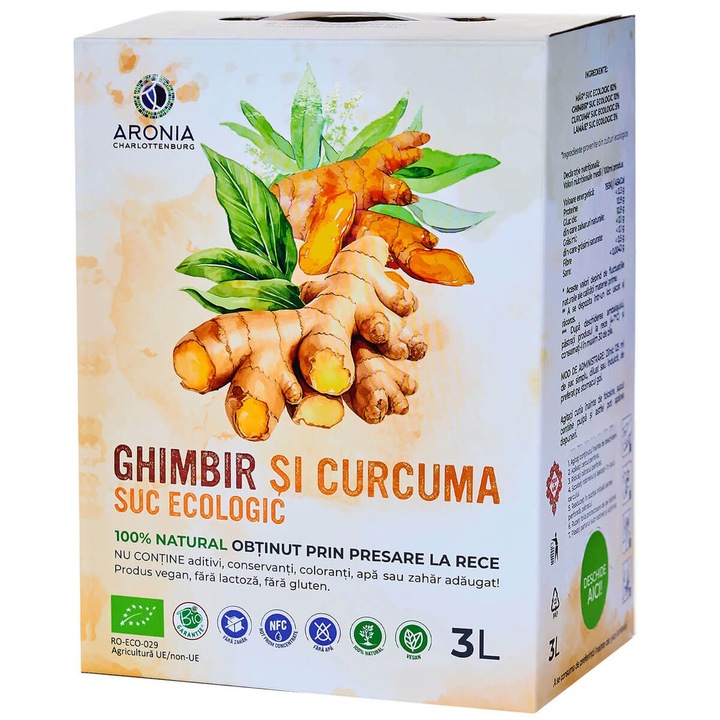 Suc de Ghimbir si Curcuma 100% Natural si Ecologic la 3L