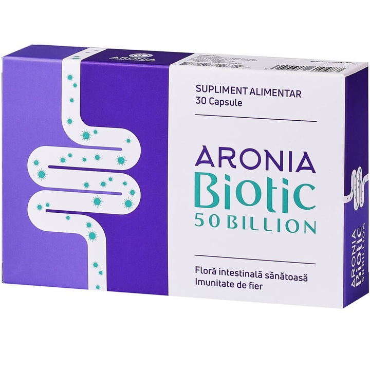 Aronia Biotic 50 Billion — prémium probiotikum és prebiotikum, amely védi a bélflórát és az emésztőrendszert