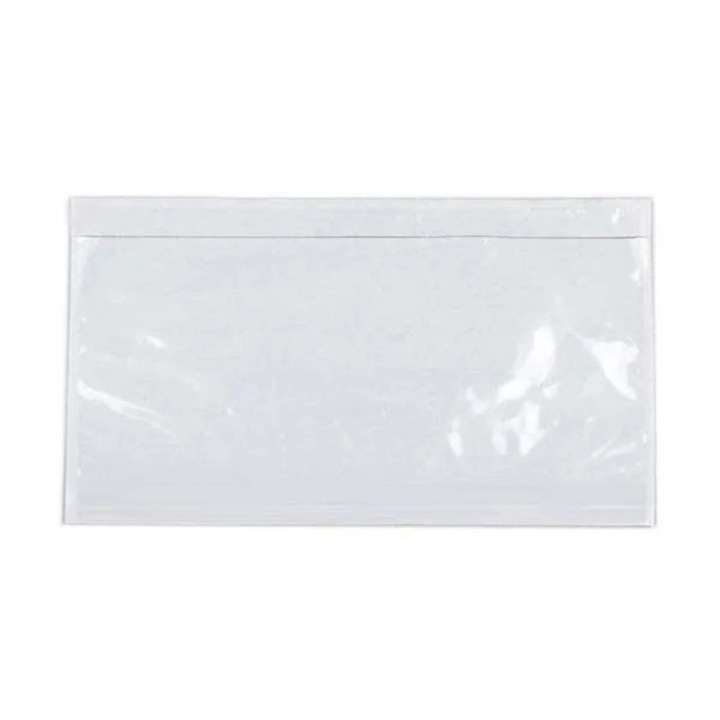 Set 50 Plicuri Port-Document AWB DL, 220x120mm, Autoadeziv, Transparent
