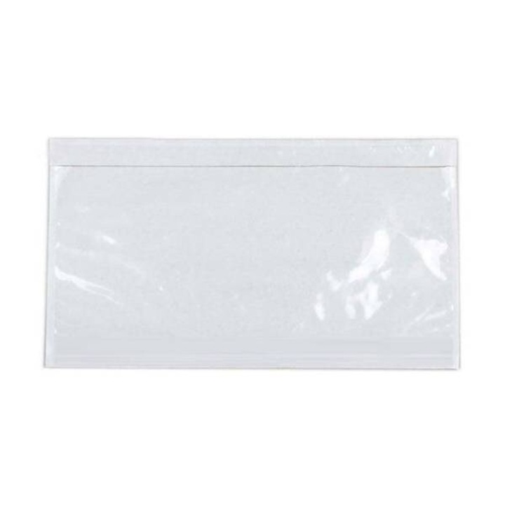 Set 100 Plicuri Port-Document AWB DL, 220x120mm, Autoadeziv, Transparent