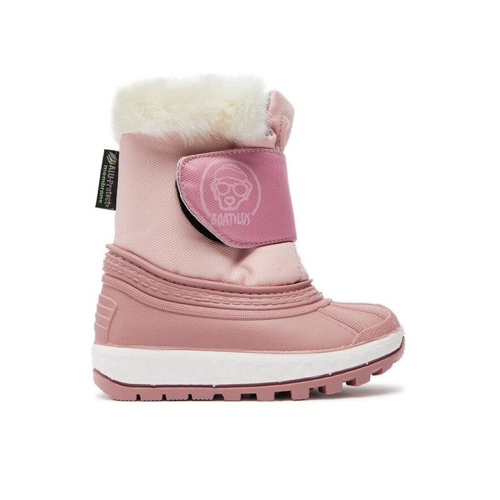 Cizme copii, Boatilus, 28842, Sintetic, Roz