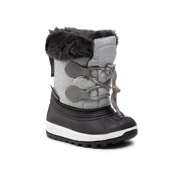 Cizme copii, Boatilus, 37561, Sintetic, Gri, 20-21 EU