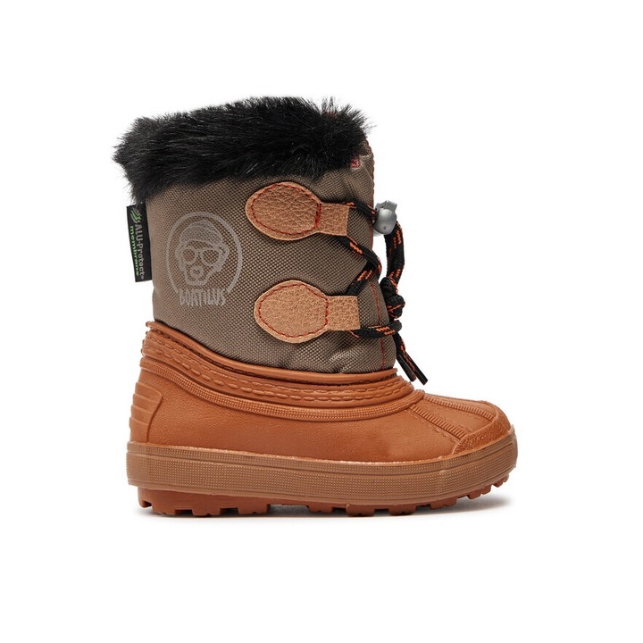 Cizme copii, Boatilus, 28866, Sintetic, Portocaliu