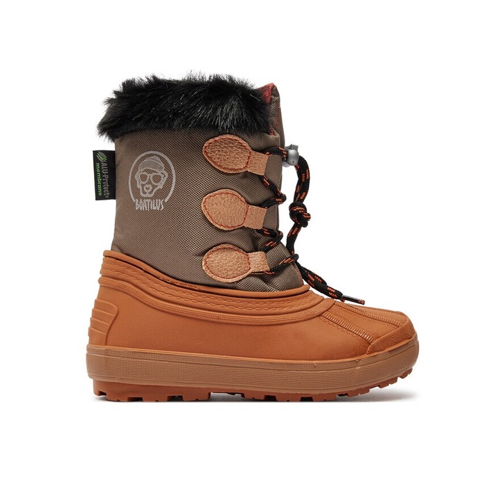 Cizme copii, Boatilus, 28873, Sintetic, Portocaliu