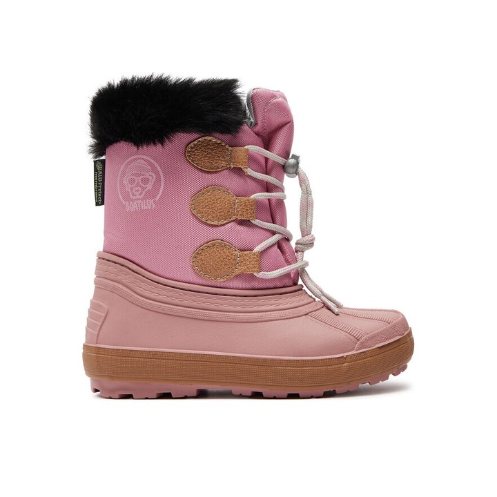 Cizme copii, Boatilus, 28897, Sintetic, Roz