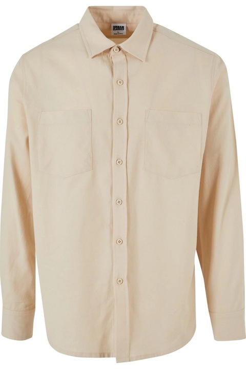 Urban Classics férfi ing, homok/homok, Világosbézs