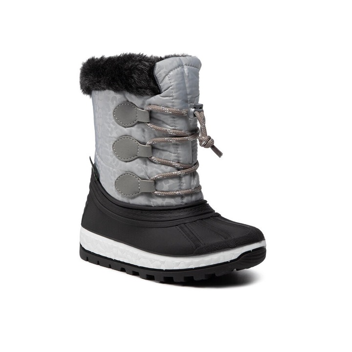 Cizme copii, Boatilus, 37585, Sintetic, Gri