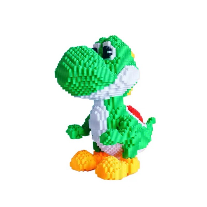 Set de blocuri de constructie 3D, 7050 piese, 33x26x30cm, material ABS, pentru copii si adulti