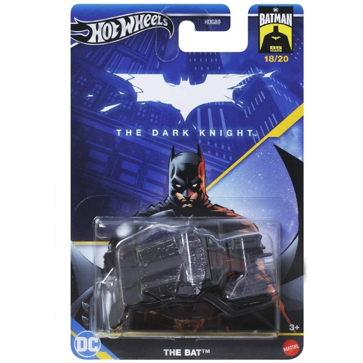 Masinuta Hot Wheels Dc: Batman 85 Years The Bat (HRW33)