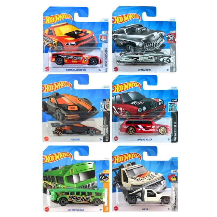 Автомобил, Hot Wheels, Resorak Classic, материали с най-добро качество, издръжлив, вярно възпроизвеждане на детайли, мащаб 1:64, метал/пластмаса