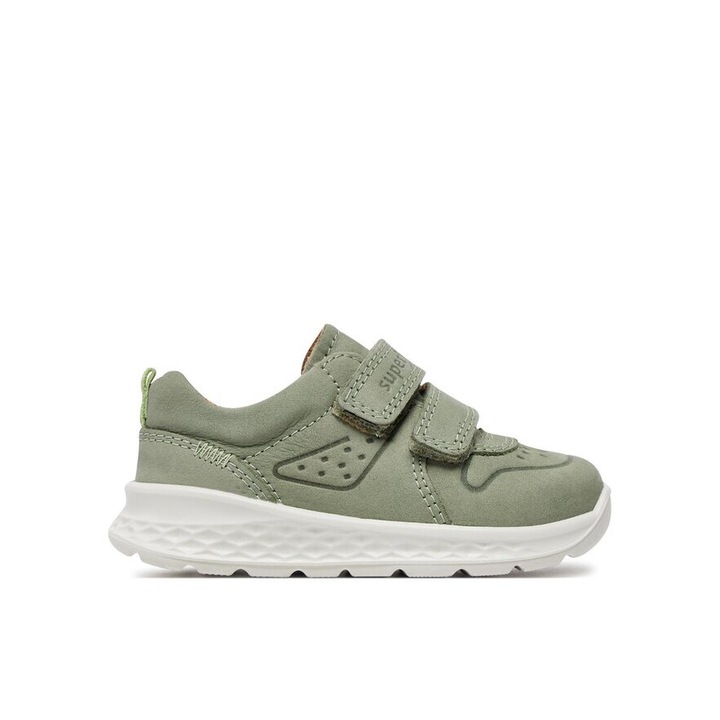 Pantofi copii, Superfit, 32400, Piele naturala, Verde, 20 EU