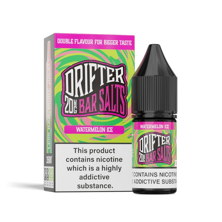 Lichid Tigara Electronica - DRIFTER Bar Salts, Watermelon Ice, 20mg, 10ml