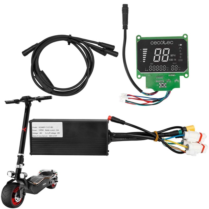 Kit electronic 48V 1200W pentru Cecotec Bongo Z