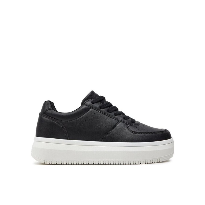 Pantofi copii, Leaf, 80476, Piele naturala, Negru, Negru