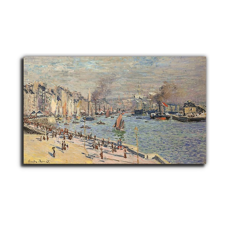 Claude Monet: Le havre-i kikötő (1874), vászonkép, 130x75